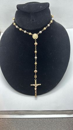 14k TriColor Rosary