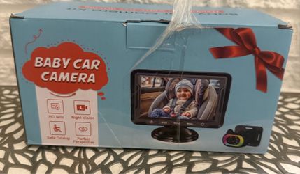 The Wkzay Wired Baby Car Camera Rear View Monitor Kit is a universal rear view monitor system designed for vehicles. It includes a wired camera connec