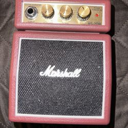 Marshall MS-2 Mini Guitar Amplifier (brown color)