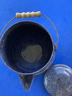 Vintage Coffee Pot And Meat Grinder