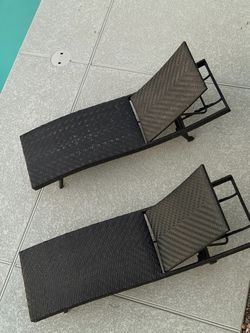 Costco 2 Brown lounge chairs