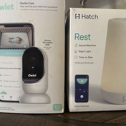 Owlet Camera And Hatch Noise Machine