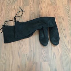 Black Suede Boots