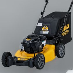 dewalt 21 in 163cc briggs and stratton gas propelled walk behind string trimmer