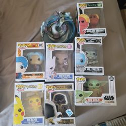 Funko Pops Prices Vary 15-35$ And Rayquaza =65$