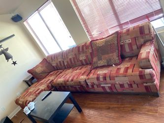 Red sectional