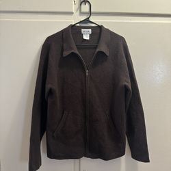 ALFANI Wool Sweater Brown