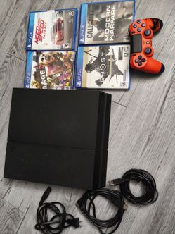 Ps4 (4 games & 1 controller) $120