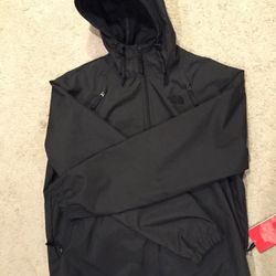 NORTH FACE /“TRANSFORMER  JACKET - BACKPACK” WaterProof Coat w/ Hood / Men's XX-Large 2XL XXL / Retails $200+Tax / Brand New w/ Tags!! / Black 