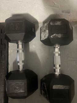 2x 30lb Inspire dumbbells