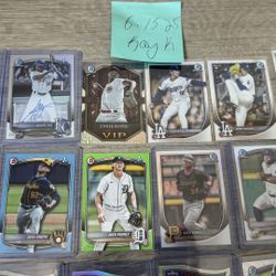 Baseball Cards , Some Autos Some Serials Rookies Bowman 