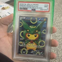 Rayquaza Poncho Psa 9
