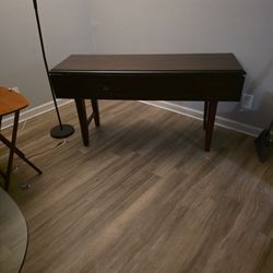 Pier 1 IMPORTS SOLID WOOD TABLE.