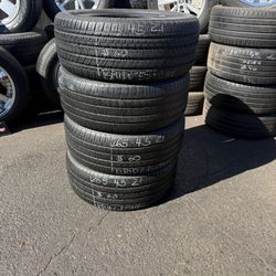 265/45R22 Bridgestone Tires Set 