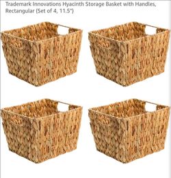 Hyacinth baskets