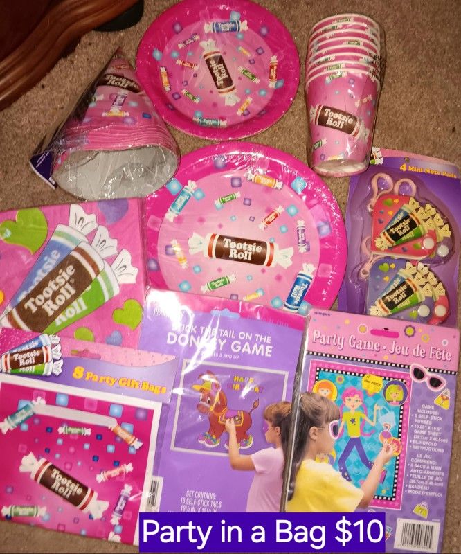 NEW! Tootsie Roll Party In a Bag ONLY $10.