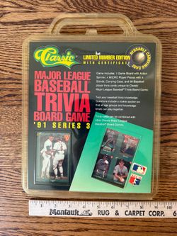 1991 Classic Major League Baseball Trivia Board Game Series 3 Nolan Ryan Sealed