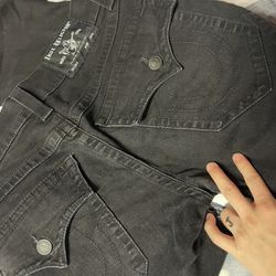 Black True Religion Jeans (Size 30)
