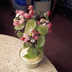 Vintage Glass Bonsai Tree