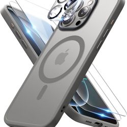 Magnetic Case for iPhone 16 Pro With Screen And Camera Protector