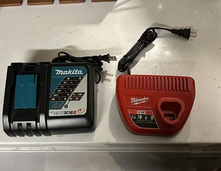 Makita 18v Milwaukee M12 Battery Chargers