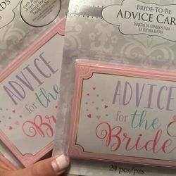 Advice For The Bride Cards 