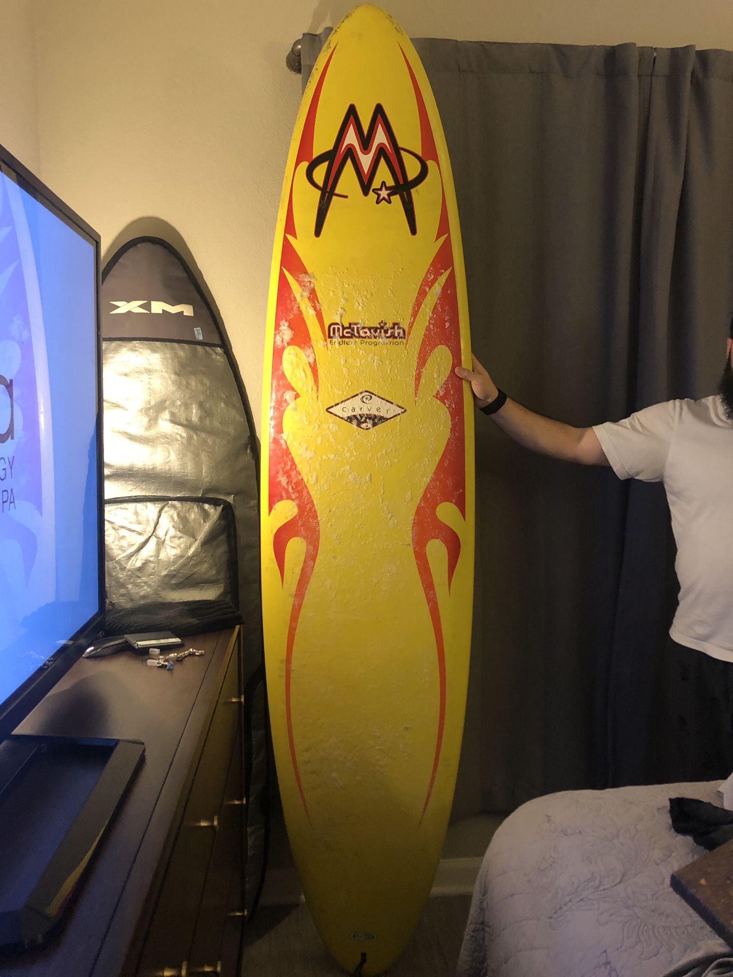 McTavish Carver Longboard Surfboard 7’6”