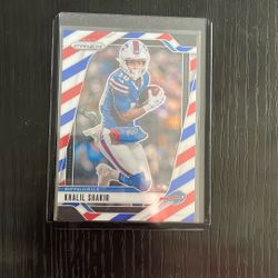 Khalil Shakir Red White And Blue Prizm Card