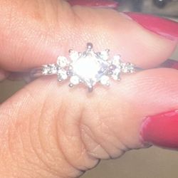 Sterling Silver W/cubic Zirconia 