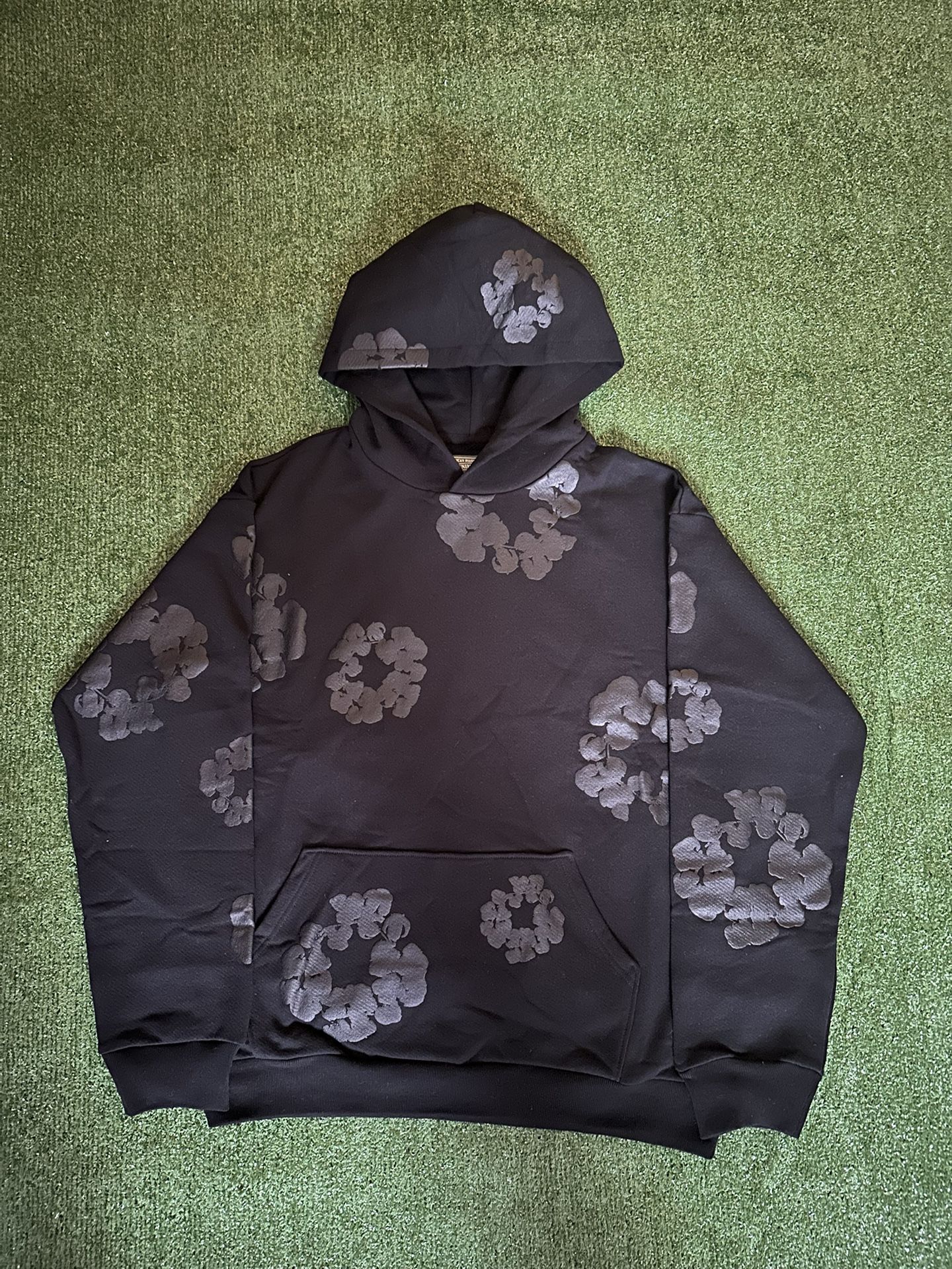 DENIM TEAR HOODIE