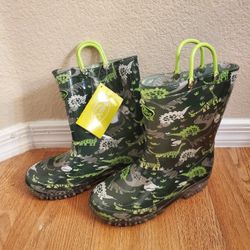 Outee Kids Light Up Rain Boots (Size 2)