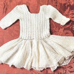 Crochet Dress , Hand Made (12mo - 24mo)