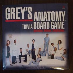 Greys Anatomy Trivia Boardgame 
