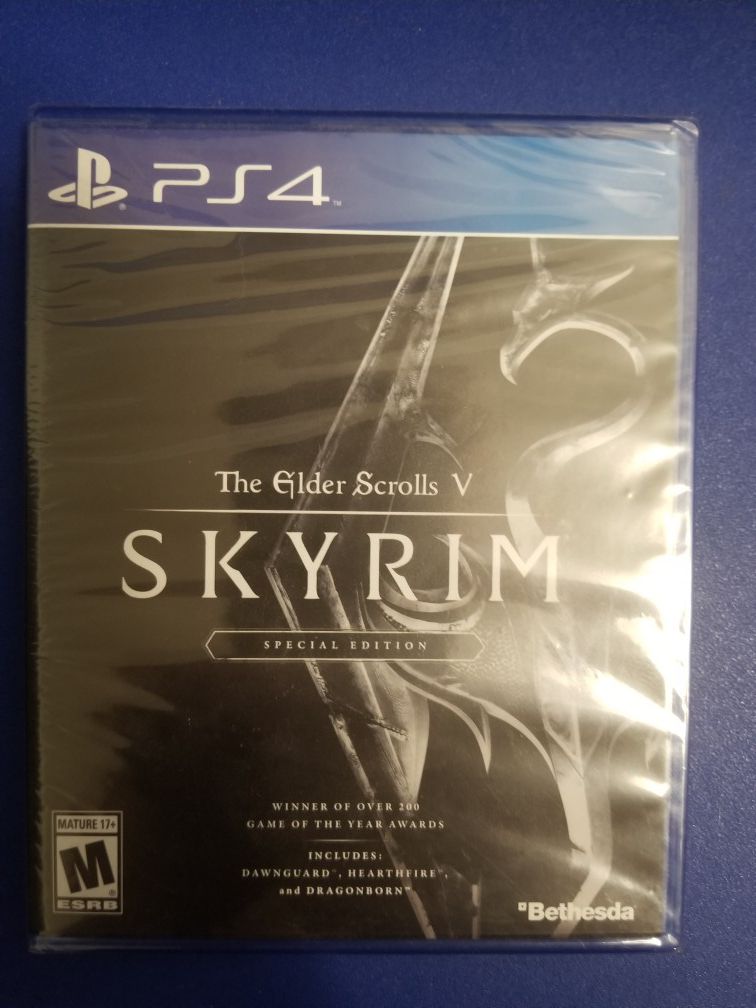 Skyrim special edition for ps4