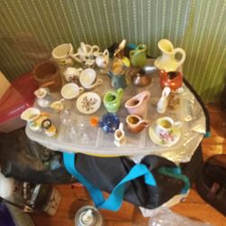 A Vintage And Antique Collection Of Teapota And Kettle Most Stamped Japan Few Mexico Selling As Group 34 Peice