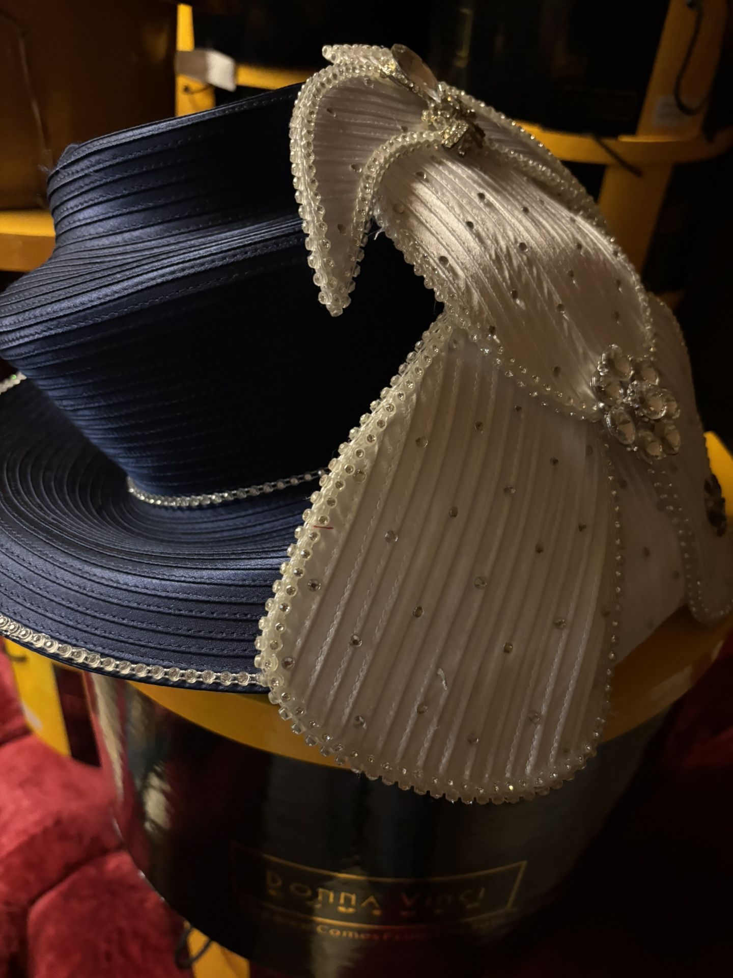 Blue And Silver Hat