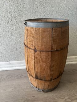 Vintage Wood Nail Keg