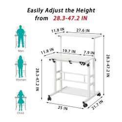 Adjustable Sit/stand Drafting Desk