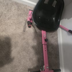 Pink Hoverboard Go Cart Attachment 