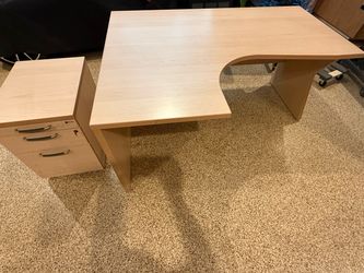 Desk-Filing Cabinet-Book Case