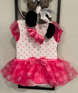 Baby Girl Minnie Onesie Size 12-18 Months