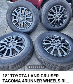 18" Toyota 4runner/ Tacoma/Tundra/ Land Cruiser Wheels