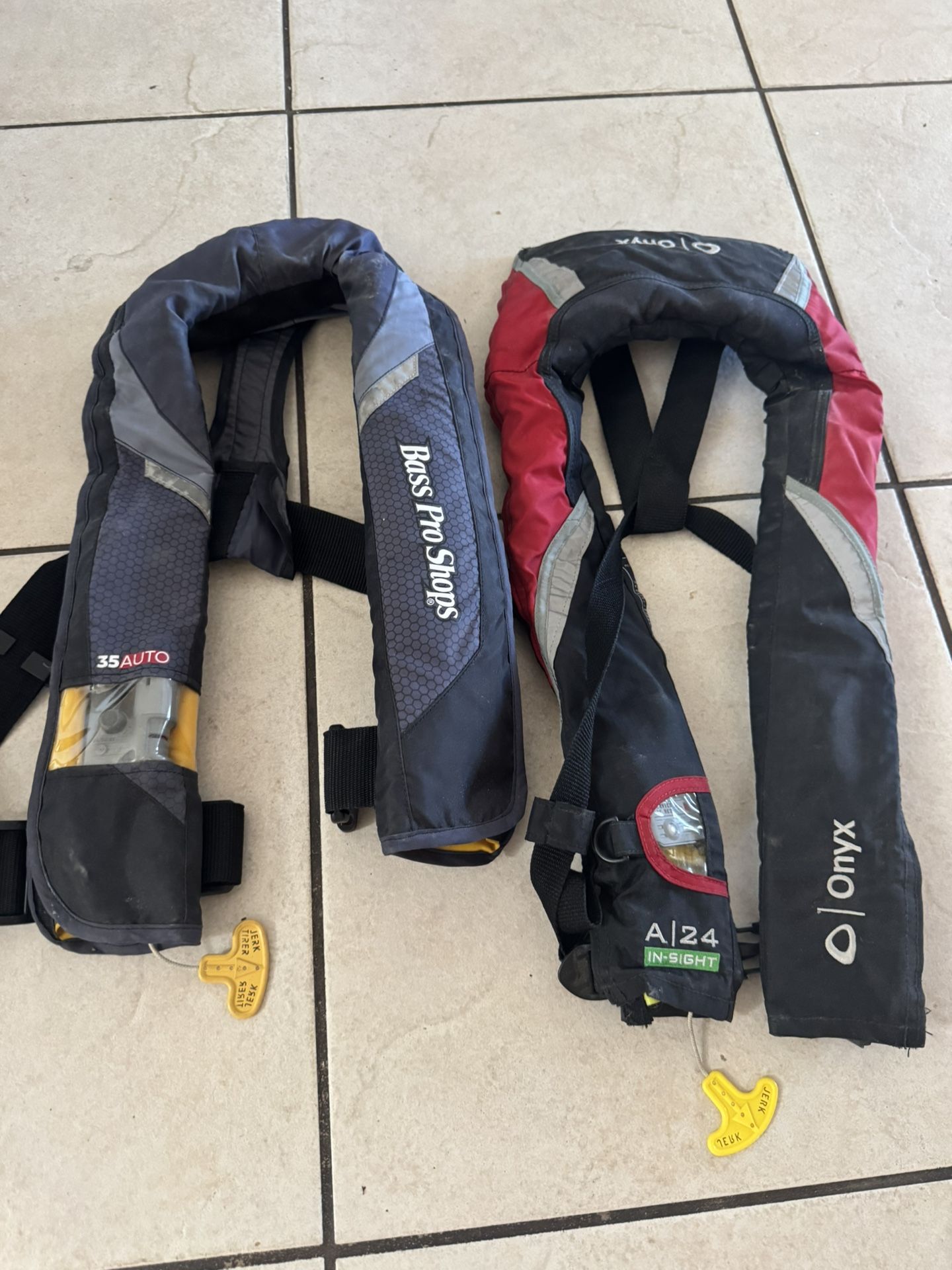 Inflatable Life Vests