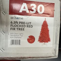 Red Christmas Tree