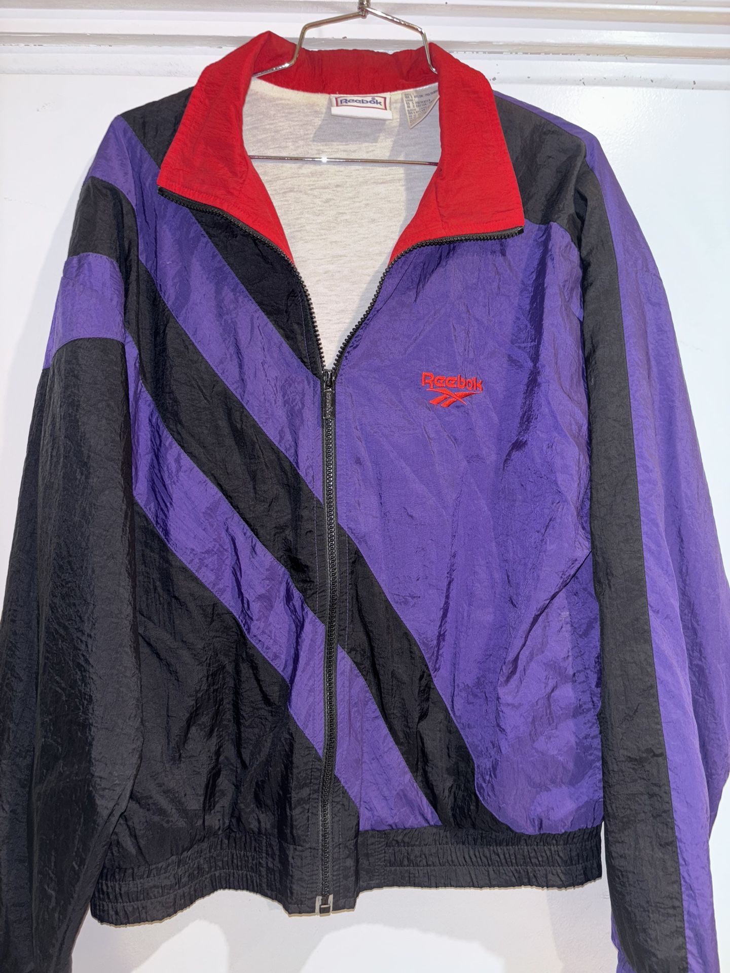 Vintage Reebok Windbreaker Jacket Size Small