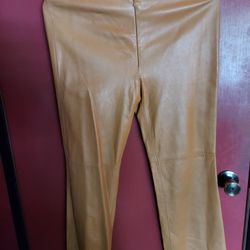 For sale women's genuine leather pants size 12  $25 or best offer