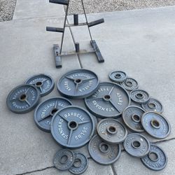 Weight Set And Stand