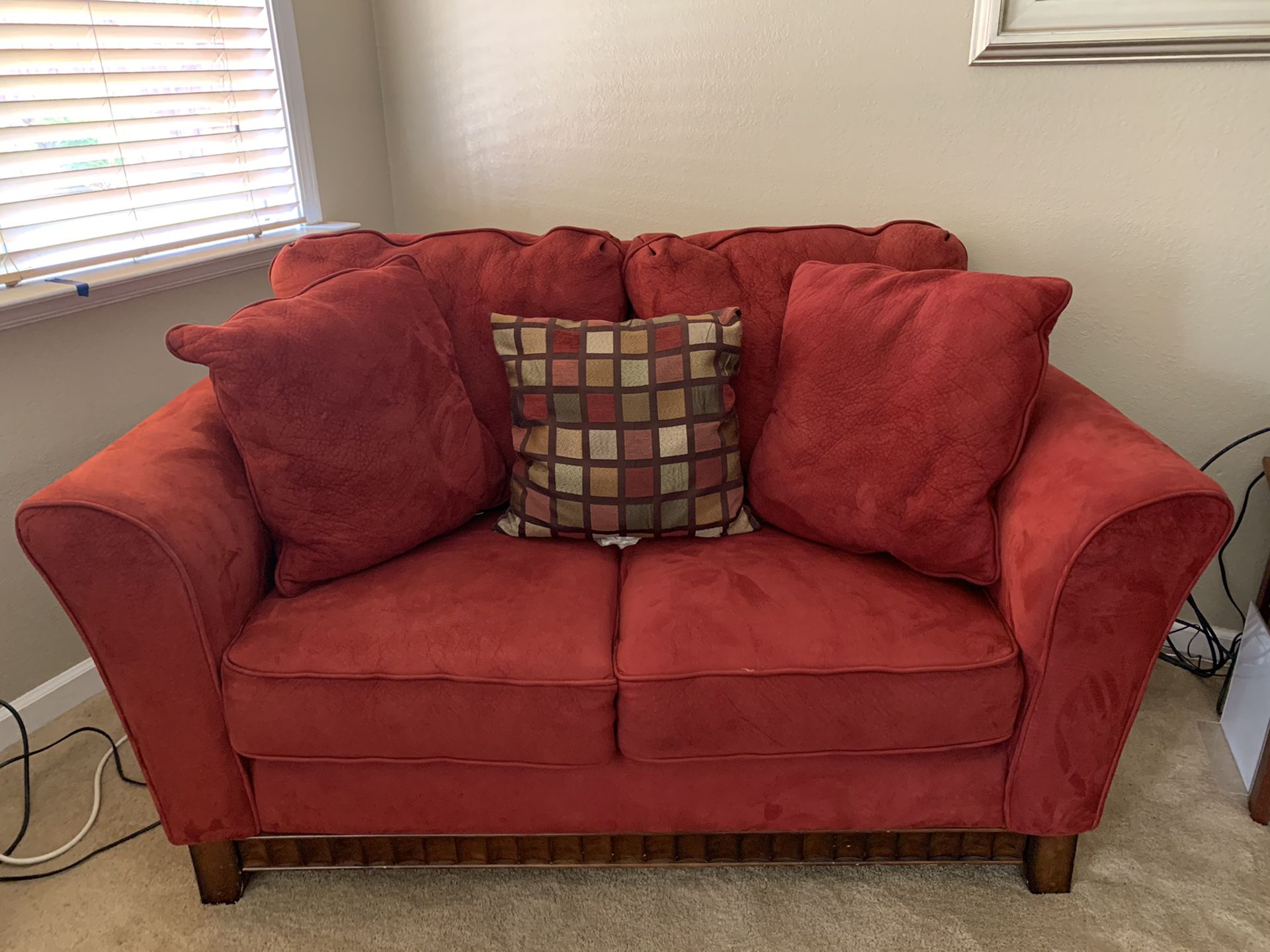 Sofa and loveseat need a new home!!