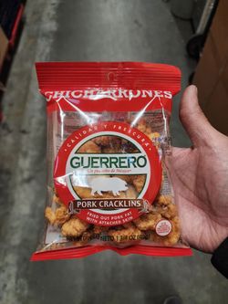 Guerrero chicharrones pork crackling size 1.75oz for vending machine
