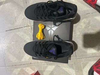 Nike Kobe AD Black Purple Gold Sneakers